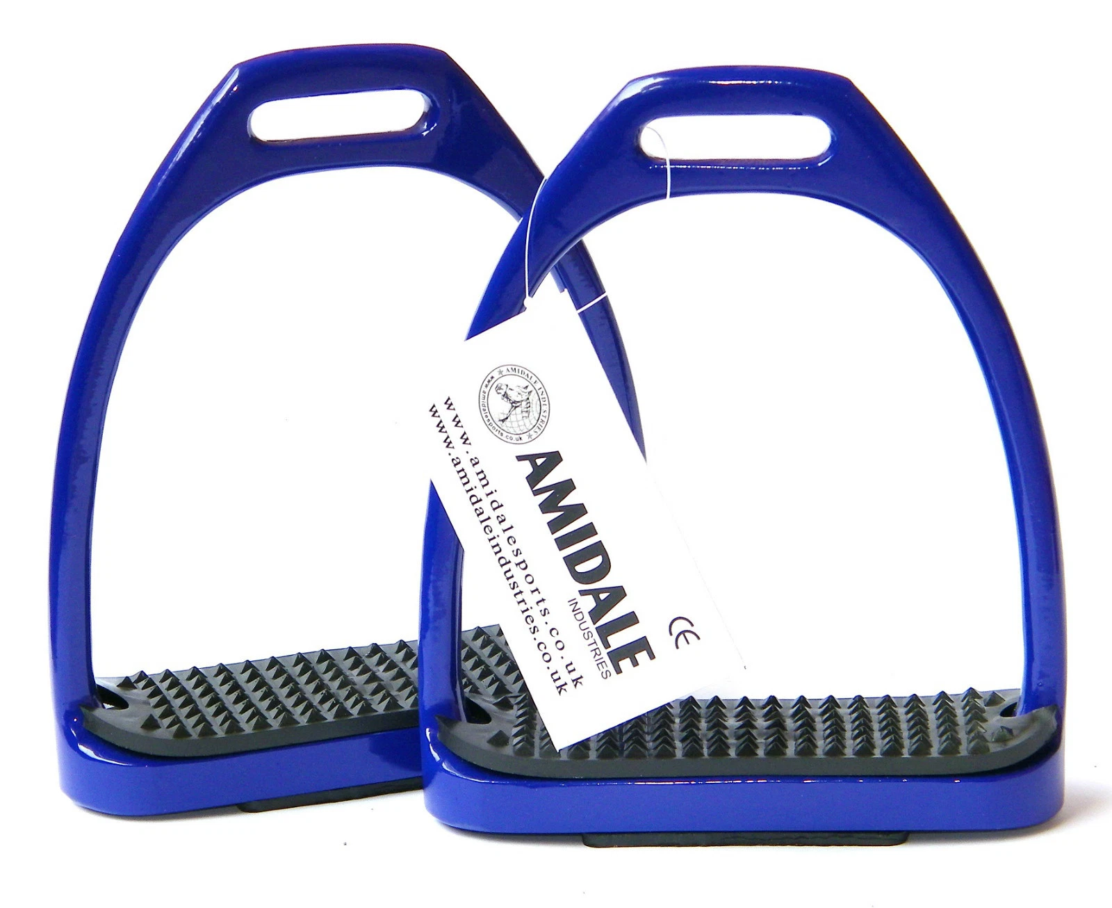 ALUMINUM LIGHT WEIGHT STIRRUPS HORSE RIDING WITH TREADS COLORS 3 SIZES