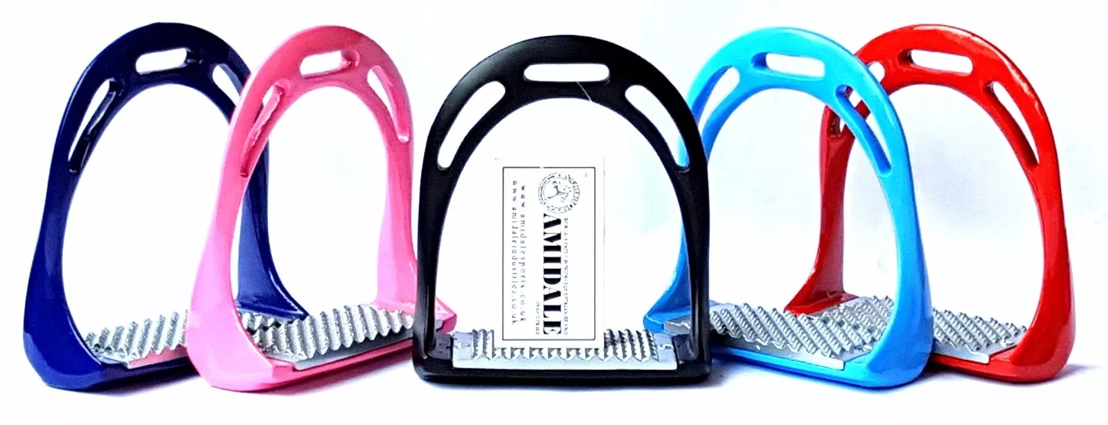 JINN ALUMINIUM STIRRUPS HORSE RIDING EQUESTRIAN LIGHT WEIGHT 6 COLOURS BNWT
